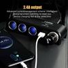 4 Way Multi Socket Car Cigarette Lighter Splitter USB Charger Adapter 12V 24V