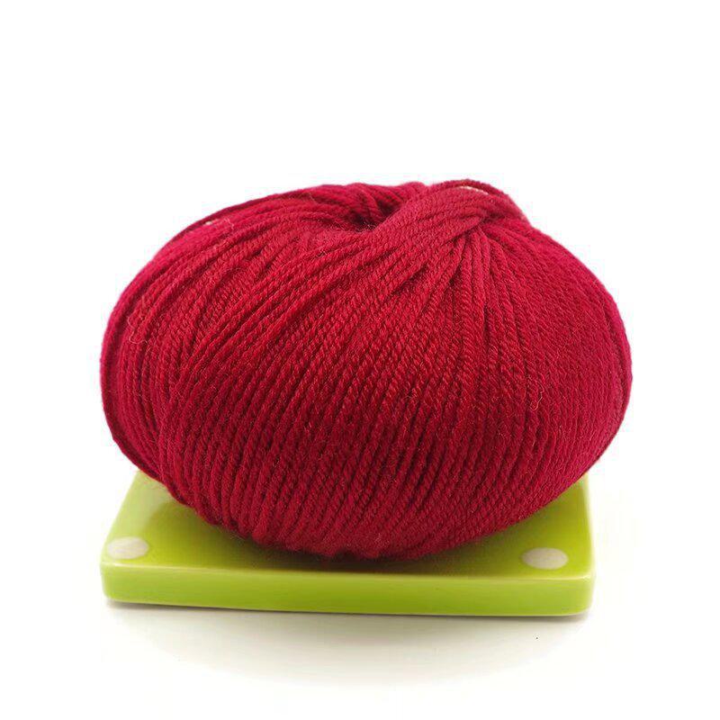 Клубок акриловой пряжи для вязания свитеров, крючков, обуви, тапочек, изделий ручной работы.