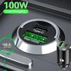 Car Sticker 2025 Hot New 100W Car Charger Lighter PD Fast Charging Mini Car Phone Charger For Ford Escape Kuga Mondeo Ecosport F