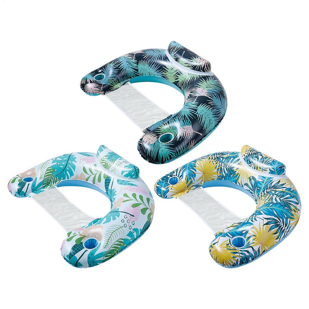 Водный гамак Взрослый плавательный круг Трубка Надувной плавательный матрас Для взрослых Плавательный круг Пляжный надувной матрас Оборудование для игр в воде