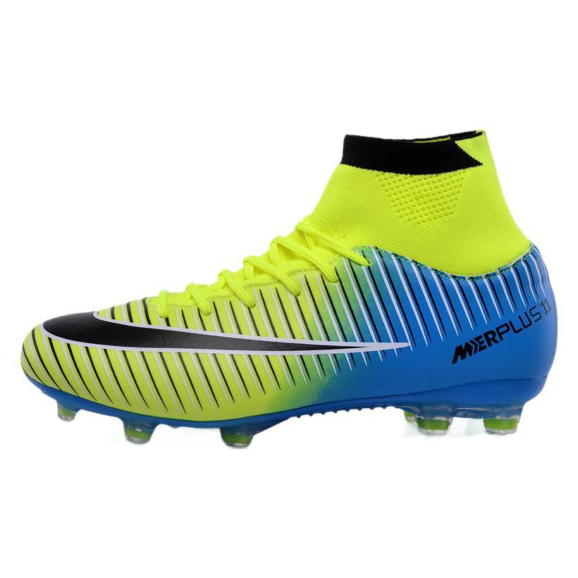 2025 новый продукт C Luo Assassin гальванизированные взрослые юношеские футбольные бутсы для мальчиков AG длинные шипы TF шипы-сороконожки студенческие тренировочные бутсы