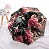 Gnome, FantasyThemed Automatic Opening and Closing umbrella 8 Ribs, Suitable for Leisure and Going Out, Outdoor Accessory, Gothic Style, F