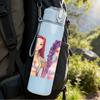 1PC Three Pretty Girls Character Cartoon Print 750ml Color Plastic Sports Water Bottle Leakproof Flip Straw Lid Suitable for Sports Office Home Use
