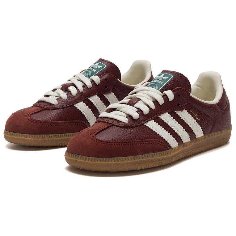 Adidas Samba OG Fox Brown Off White Gum Unisex Sneakers JR0892