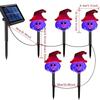Садовые светильники в виде тыквы-скелета на солнечной батарее - Водонепроницаемый уличный декор