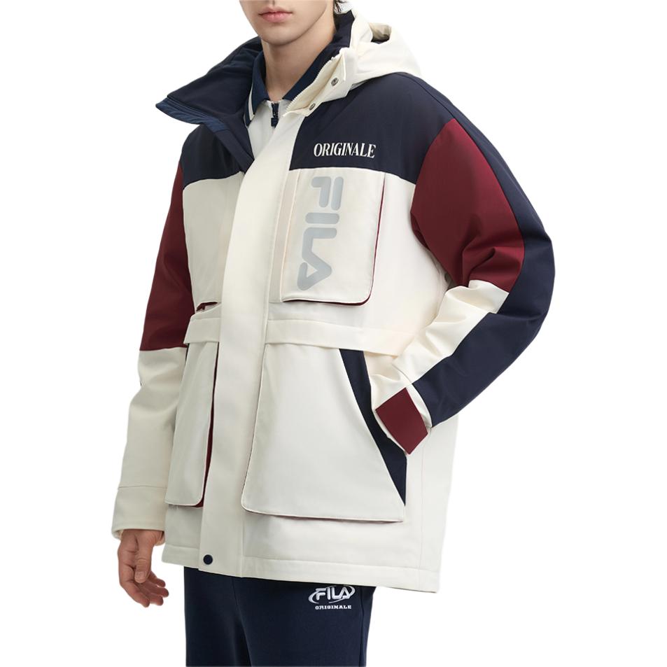 Новый пуховик FILA ORIGINALE Мужской Белый цвет груши F11M449908FIV