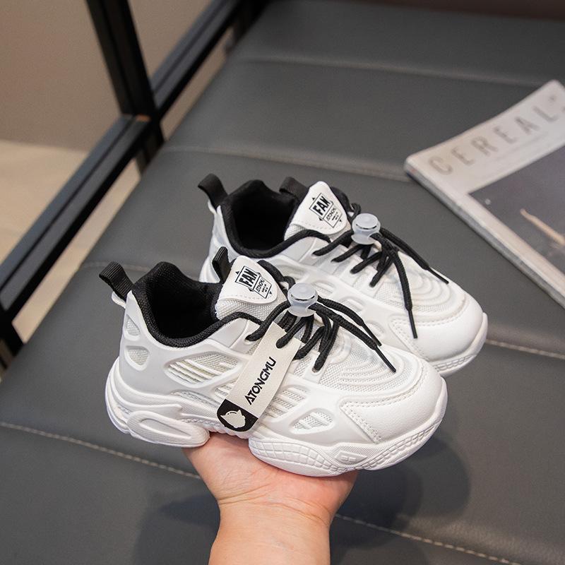 Весенне-летняя детская спортивная обувь, повседневная обувь с мягкой дышащей сетчатой подошвой