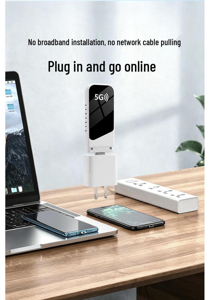 Портативный WiFi 5G 2026 - Беспроводная сетевая карта WiFi6, SIM-карта не требуется для универсального мобильного подключения в путешествиях.