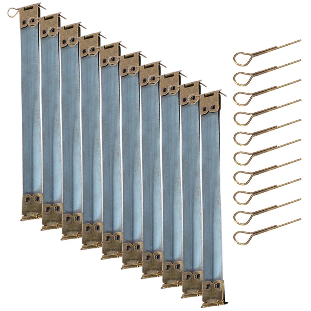 10 шт. металлические внутренние гибкие рамки ретро для монет кошельки сумки пенал DIY аксессуар