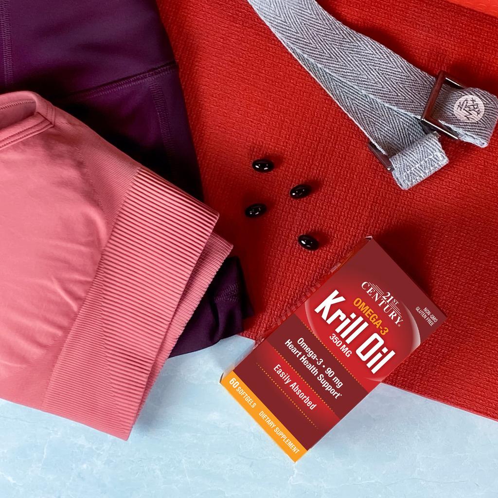 21st Century Krill Oil, 300 Mg, 60 Softgels