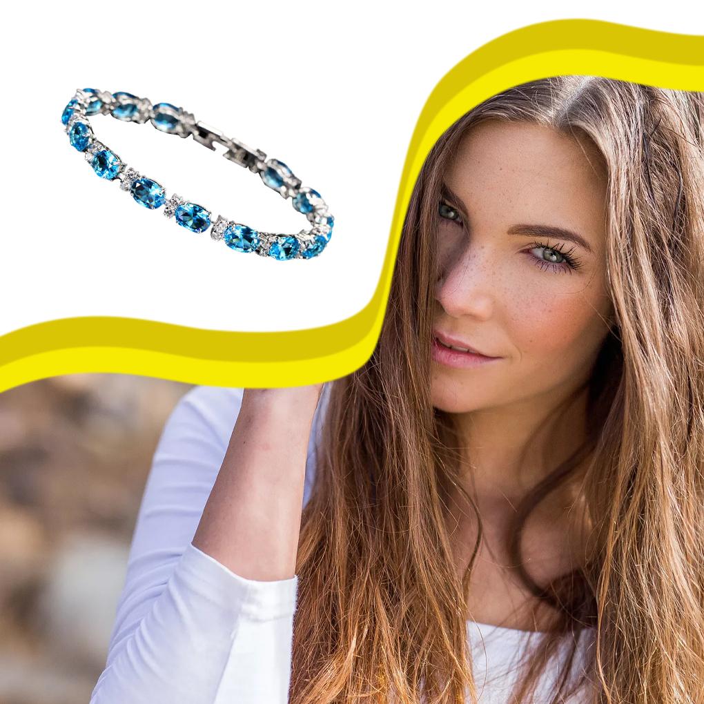 Женский браслет Модный хрустальный браслет Декоративное украшение на запястье Рука Ювелирное изделие Украшение для одежды Вечеринка Повседневный Трендовый Подарок