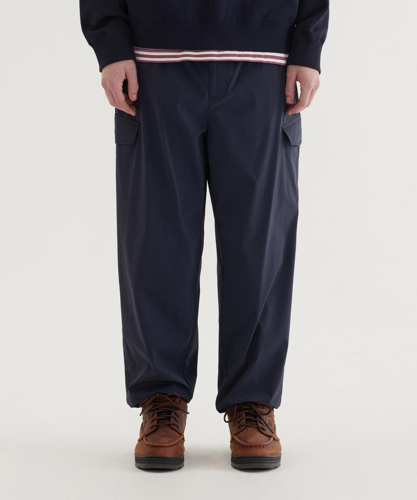 COVERNAT Tech Nylon Semi-Wide Cargo Jogger Pants Dark Navy