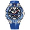 Citizen Promaster Dive Orca Stainless Steel Light Polyurethane 3 ISO Compliant Eco-Drive Watch, Case, Blue, Strap, Hands, (Model BN0238-02L)