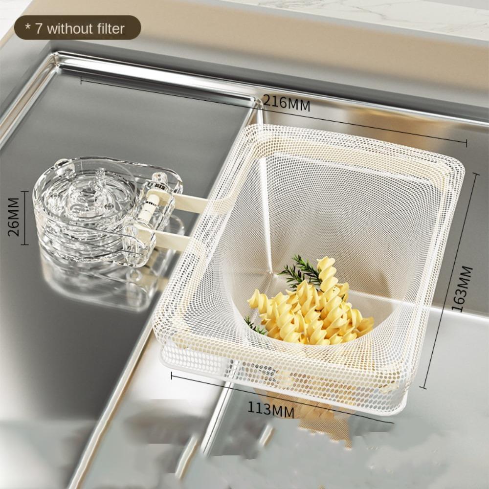 Disposable Drain Net Kitchen Filter Rack Suction Cup Drain Net Rack Sink Leftovers Filter Rack Kitchen Accessories