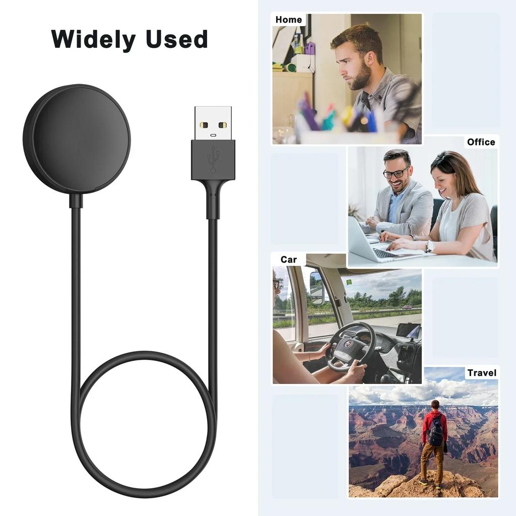 Быстрая USB-зарядка для Samsung Galaxy Watch 7 FE 6 5 4 40 44мм/Watch 3 41 45мм/Watch 5 Pro 45мм Active 1 2 Кабель Зарядная док-станция