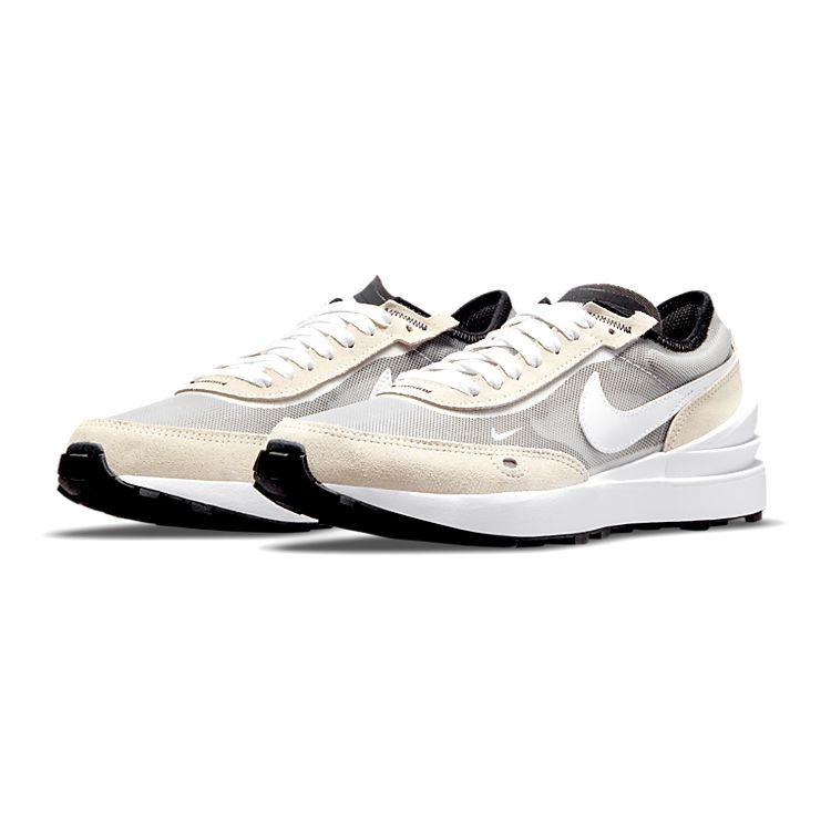 Nike Кроссовки Waffle One GS Summit White Kids кремово-черно-оранжевые DC0481-100