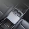 For Tesla New Model Y Juniper 2025 Center Contral Storage & Armrest Box Lower Bottom Mat Organizer Tray Card Holder Accessories