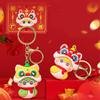 Blessing Lucky Snake Key Ring Cute Chinese New Year Pendant Creative Snake Year Keychain Friends