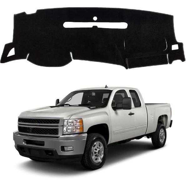 Flannel Dashboard Cover Dash Cover Mat Compatible with Dodge Ram 1500 2500 3500 -2024 2025 Accessories Center Console Dash Board Cover Protector