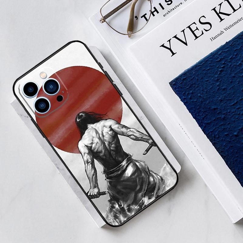 Samurai Case For iPhone 17 Air 15 14 11 16 Pro Max 12 13 Mini 15 16 Plus 16e Funda Silicone Cover