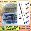 1 шт. Газовый упор для капота Citroen C5 X7 Tourer 2008-2017 Передний капот Модификация Газовый амортизатор Углеродное волокно Пружина амортизатора Стойка-поддержка Амортизатор
