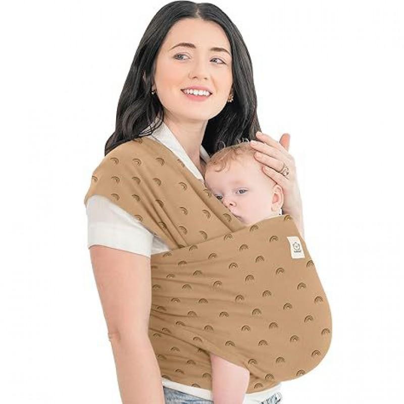 Легкая дышащая переноска-слинг для младенцев 1-3 лет, hands-free, вязаный слинг, цвета: черный, синий, серый, кофейный