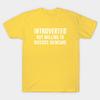 Unisex Fashion TShirt Introverted But Willing To Discuss Skincare Print TShirt Plus Size XS-6XL T-Shirt 100%Cotton Tops O Neck Short Sleeve Tees