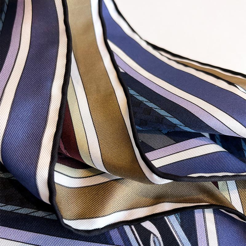 Spring 71 silk twill silk scarf women's new light luxury versatile fashion mulberry silk scarf 11 mmi silk square scarf