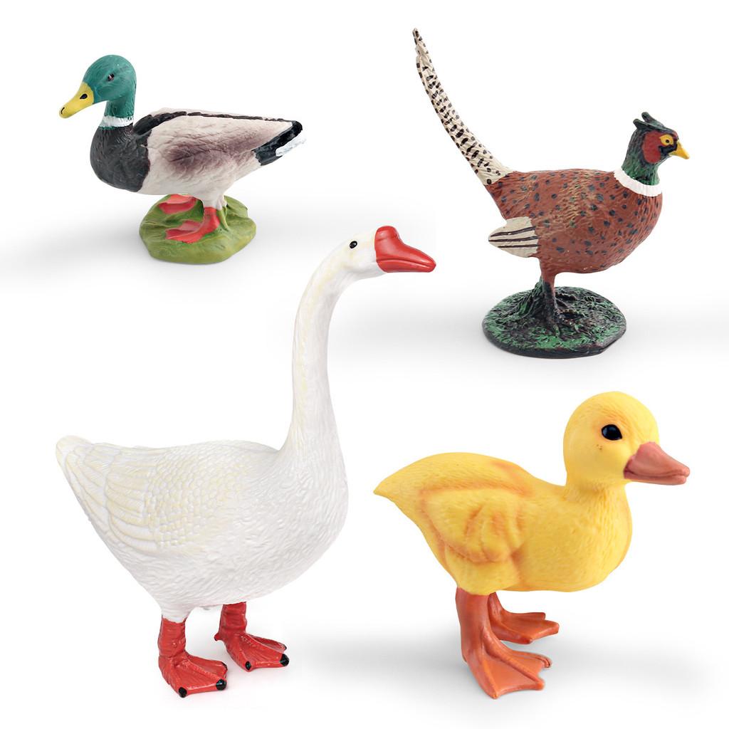 Farm Animal Pvc Figures With Static Bird Models For Childrens Learning And Collection