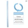 30 Holes Plastic Spiral Rings For A4 Paper Notebook Stationery Office Supplies
