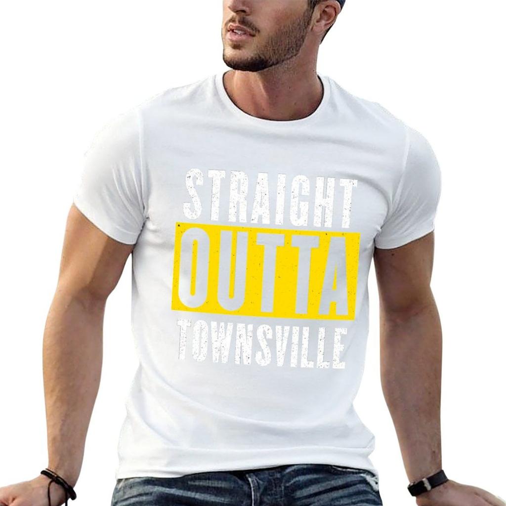 Straight Outta Townsville TShirt Plus Size Basic Cotton TShirt