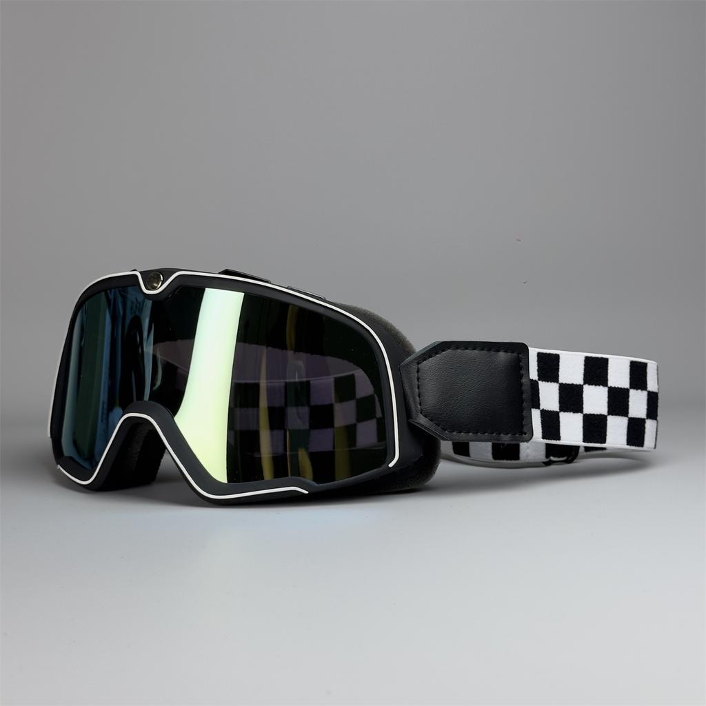 Ретро очки для езды на мотоцикле Cafe Racing Motorcycle MX ATV Classic Ветрозащитные очки Солнцезащитные очки для бездорожья Очки для катания на лыжах Уличные очки унисекс