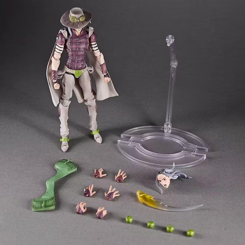 Aixlan 15 см Аниме Фигурка JOJO's Bizarre Adventure Steel Ball Run Юлий Цезарь Цеппели ПВХ Фигурка Действия Подвижная Фигурка Действия