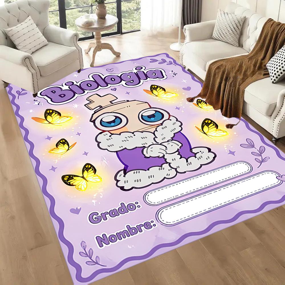 Digital Circus Floor Rug Office Rug Design for Balcony Bedrooms Playrooms Decorate room Anti-slip Rug Decorate Offices Best for Christmas
