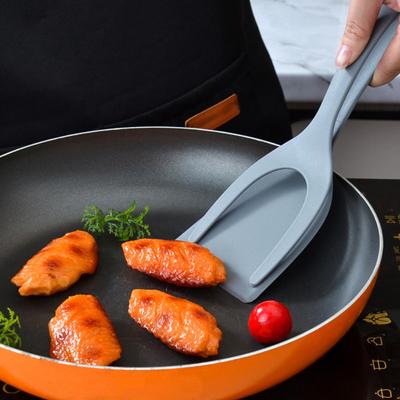 Силиконовые щипцы для защиты от ожогов, многофункциональный кухонный инструмент, эргономичная нескользящая ручка, зажим для пищевой лопатки для стейка, рыбы, хлеба, гамбургера