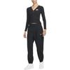 Nike Sportswear Women's Logo Embroidered Double-Zip Herringbone Jacket