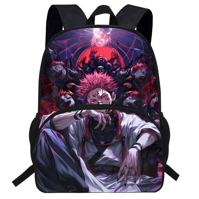 Kids Backpack School Use Anime Cartoon Design Large Capacity Oxford Fabric Bag With Ergonomic Back Support