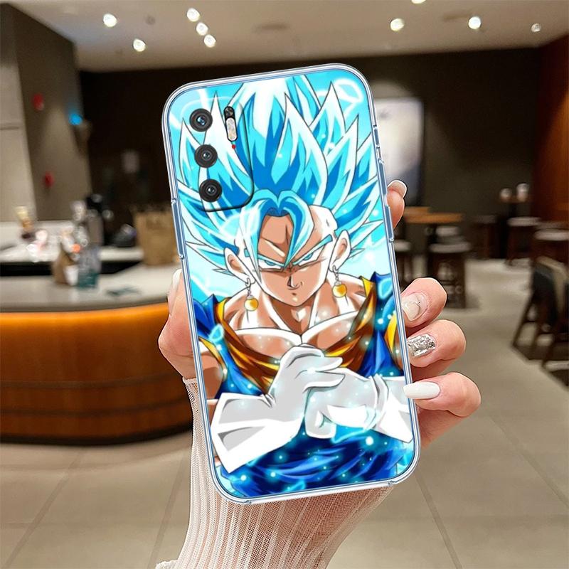 RE7 Anime Dragon Ball Vegeta Transparent Phone Case for Motorola Moto G7 G8 G9 G84 G85 G73 G24 G15 Z2 Play Power Plus