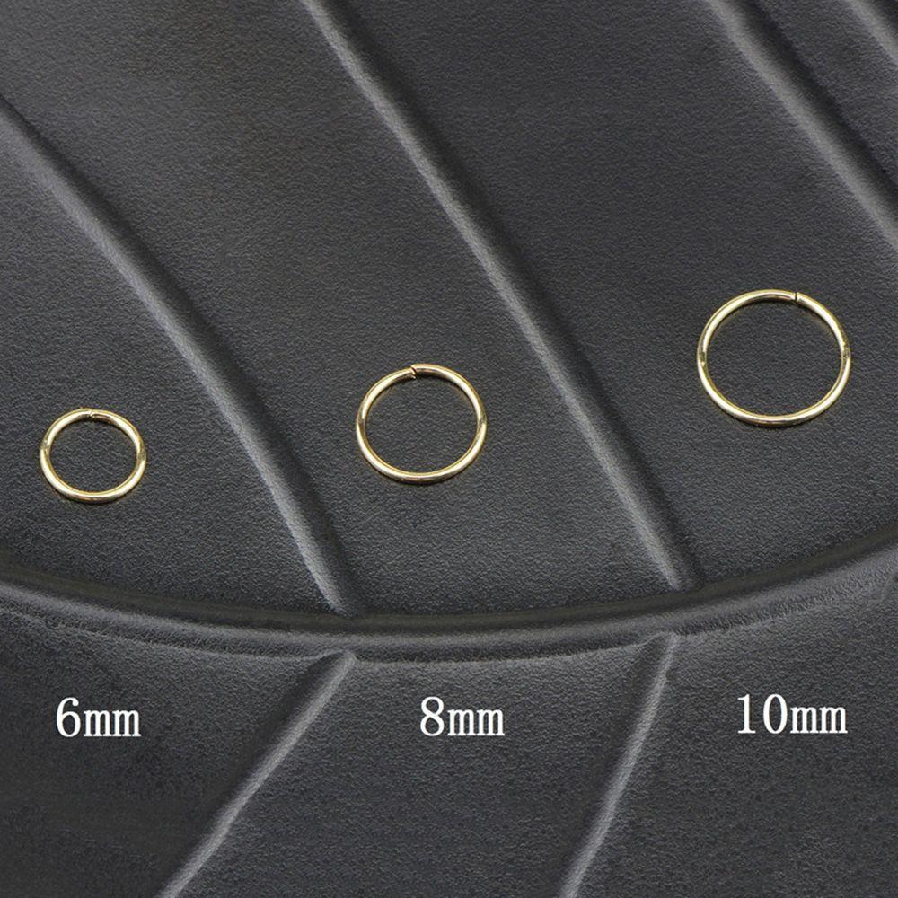 Surgical Steel Nose Studs Small Thin Lip Stus Hoop Ring Earring Body Piercing