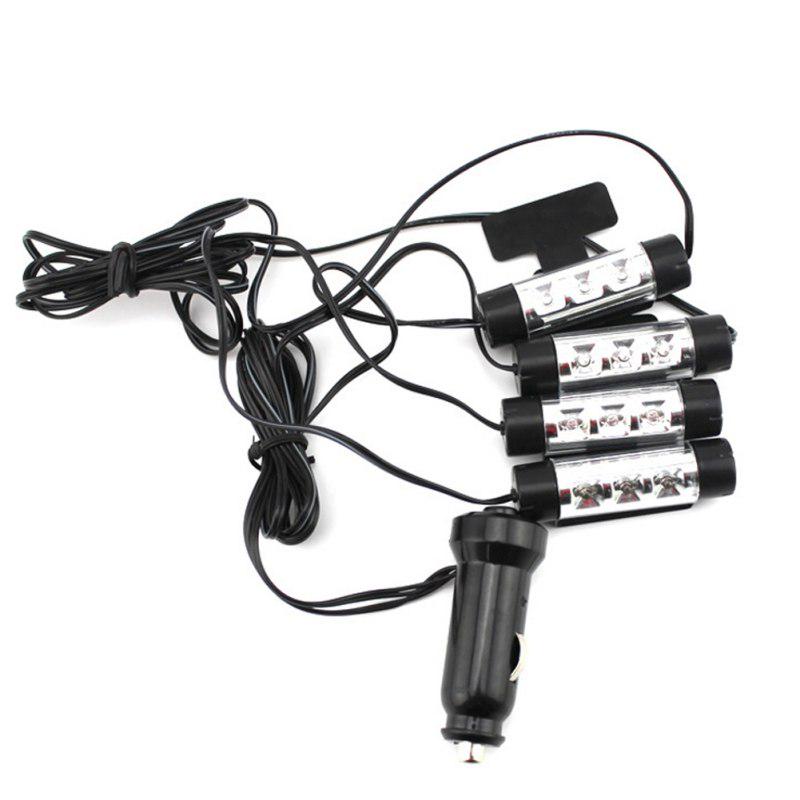 Голубая светодиодная подсветка для салона автомобиля