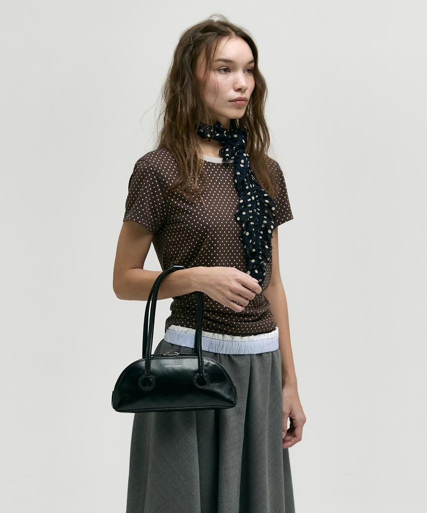 Margesherwood Bessette Shoulder_Black Crinkle