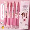 4Pcs/lot Writing Stationery Panda Gel Pen 0.5mm Exam Professional Pens Press Erasable Pen  School