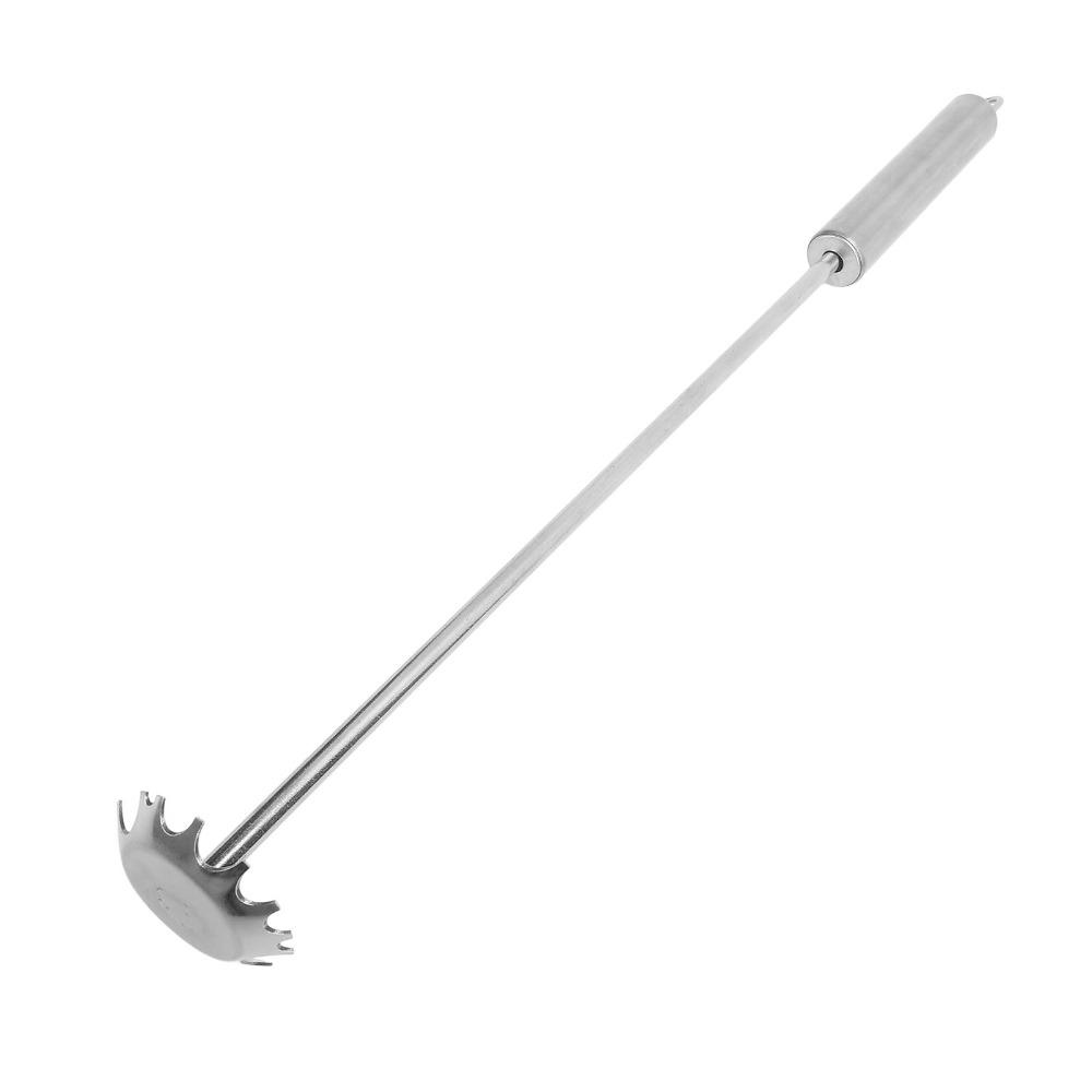 Stainless Steel Grill Cleaning Scraper Silver Barbecue Scraper Grill Cleaner Tool Camping Cookout