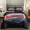 Football Duvet Cover Set 3D Sports Football Bedding Set Pillowcase For Boys Teens Double Queen King Size Polyester Qulit Cover