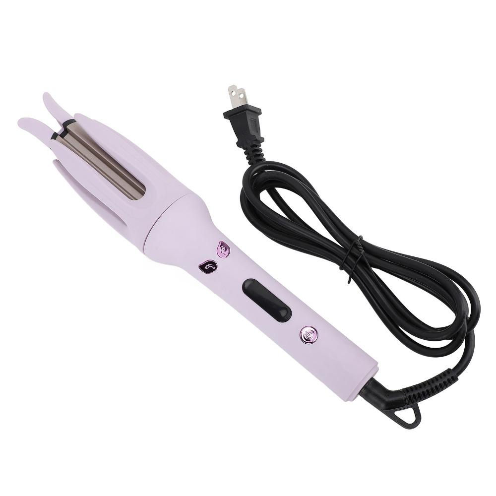 Portable Auto Hair Curler Adjustable Temperature Rotating Curling Iron For Salon Styling
