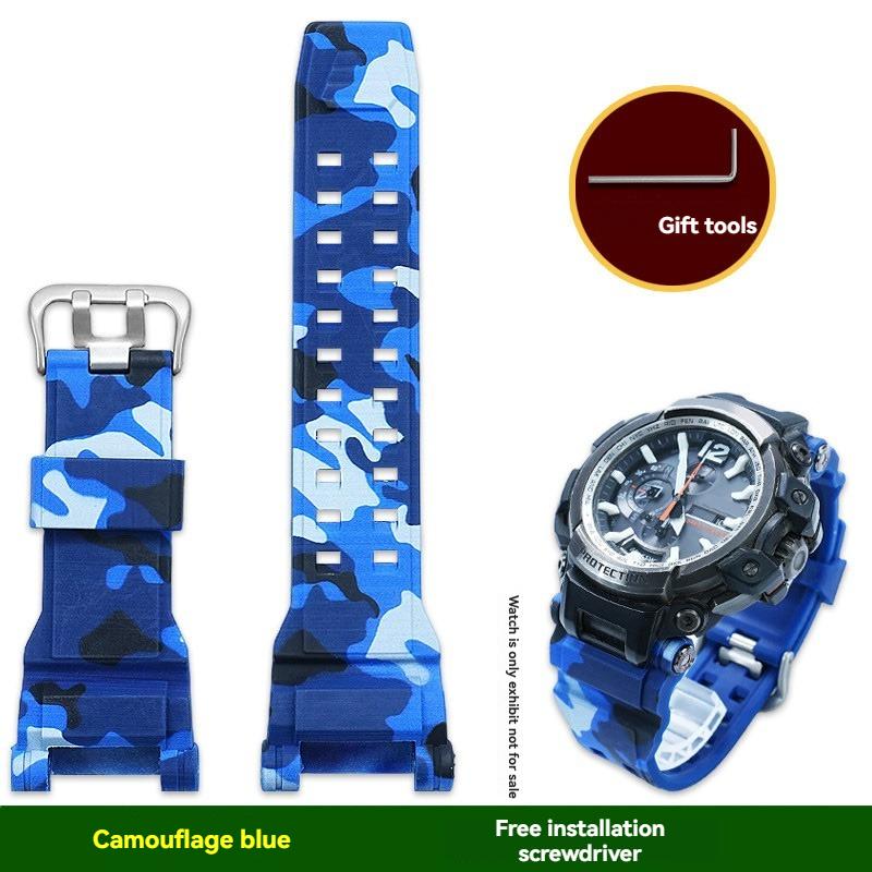 GPW 2000 Мягкий силиконовый ремешок из смолы Для Casio G-Shock Master 5502 Air GPW-2000 ремешок для часов водонепроницаемый сменный браслет