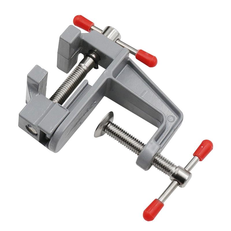 Aluminum Mini Ature Diy Small Jewelers Hobby Clamp On Table Bench Vise Tool Vice