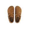 Birkenstock Лондонские замшевые кожаные норковые унисекс кроссовки коричневые 1023519