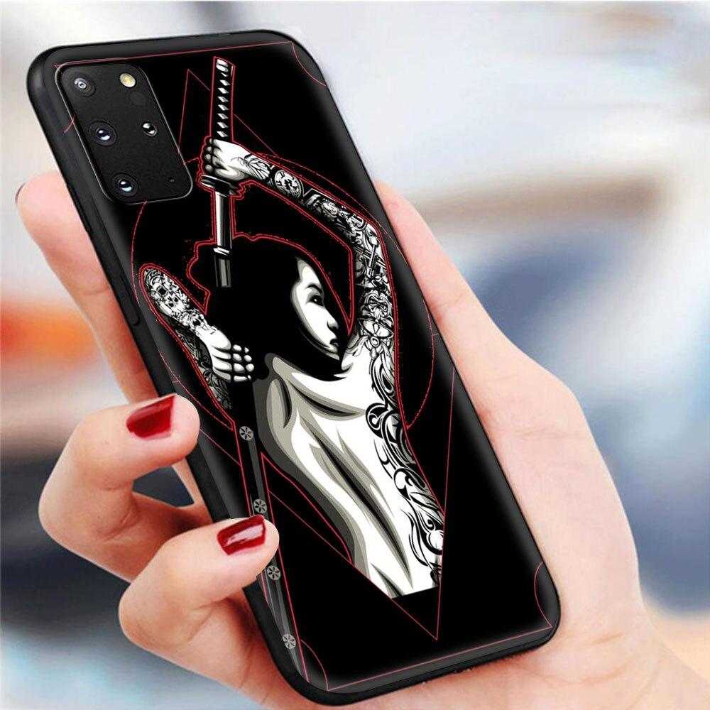 Чехол для телефона Japan The samurai Ninja для Samsung Galaxy S20 FE S21 Ultra S20 S10 S9 Plus S10E S8 из мягкого силикона TPU