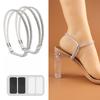 1Pair  Shoes Band Anti-loose for Women Shoelaces Anti-drop Heel Straps Belt Drill Elastic Fixed Belts Rhinestone High Heels